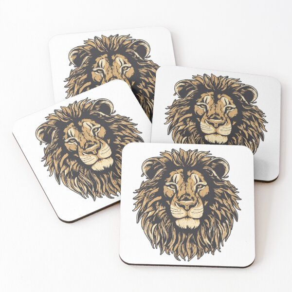 Item preview, Vintage Majestic Golden Lion Head Distressed Graphic designed and sold by Shopeon Designs.