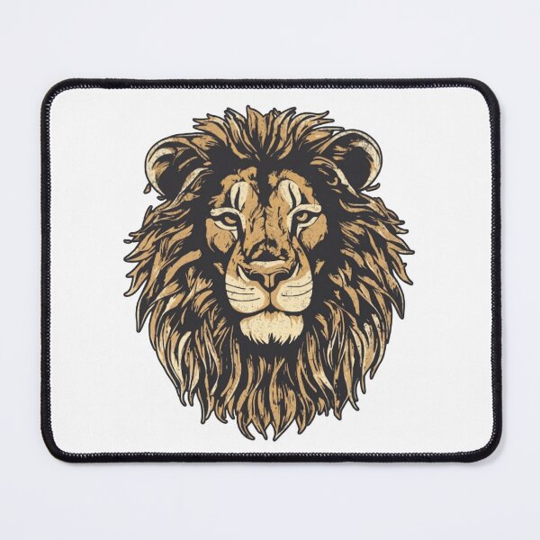 Item preview, Vintage Majestic Golden Lion Head Distressed Graphic designed and sold by Shopeon Designs.