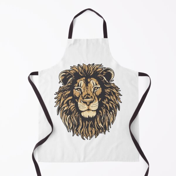 Item preview, Vintage Majestic Golden Lion Head Distressed Graphic designed and sold by Shopeon Designs.