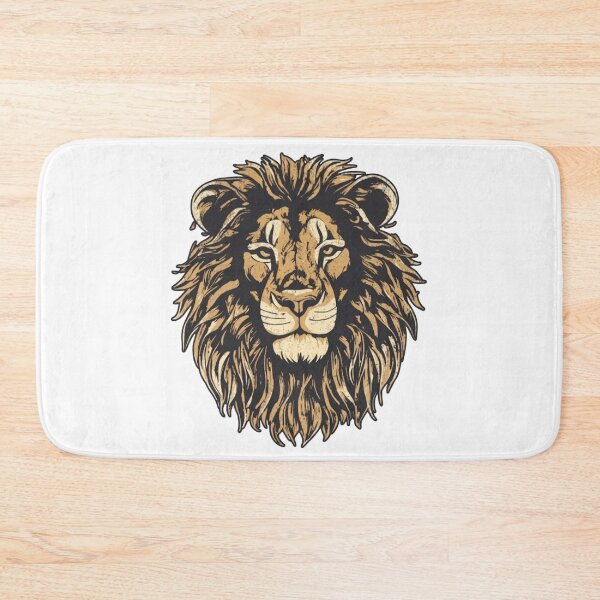 Item preview, Vintage Majestic Golden Lion Head Distressed Graphic designed and sold by Shopeon Designs.
