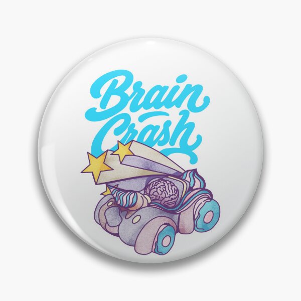 Item preview, Brain Crash Retro Overthinker designed and sold by MentalPanic.