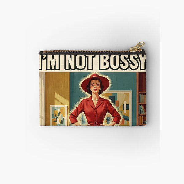 Item preview, Funny Boss Poster I'm Not Bossy I'm The Boss Vintage Retro Wall Art designed and sold by Retro-Anime9.