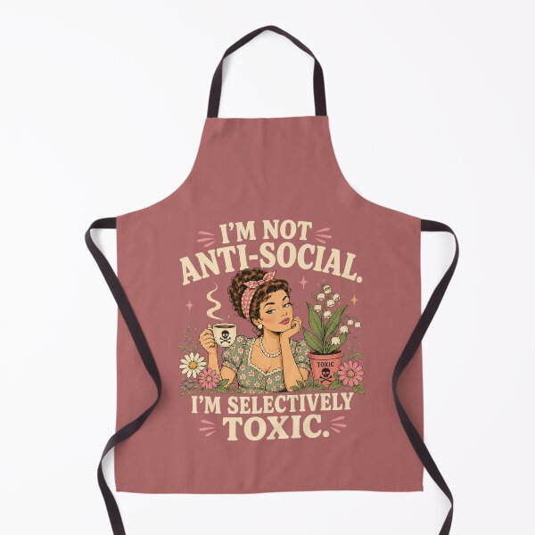 Item preview, Not Anti Social Selectively Toxic designed and sold by Passionread.