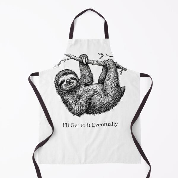 Item preview, Sloth – I'll Get To It Eventually designed and sold by lazydogonline.