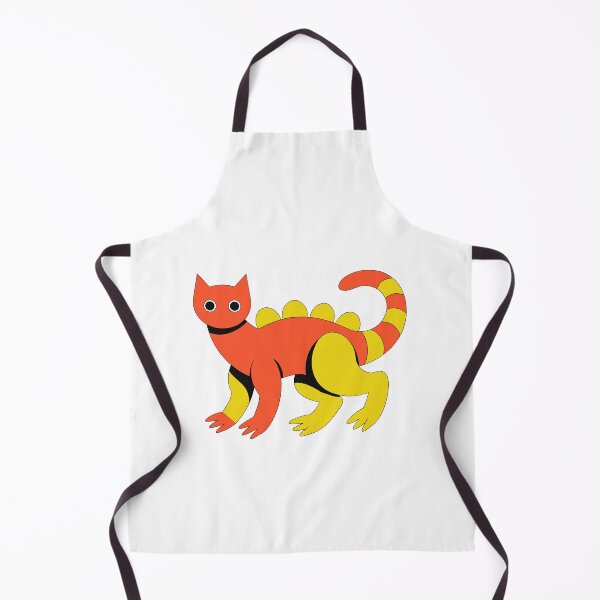 Item preview, Whimsical Cat-Dino Hybrid in Playful Adventure designed and sold by Inklyst.