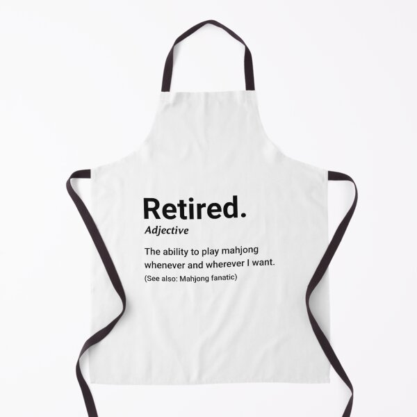 Item preview, Retired Mahjong Definition Funny Retirement designed and sold by designclub.