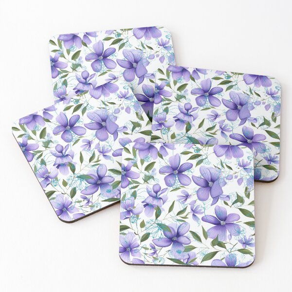 Item preview, Elegant Lavender Flower Aesthetic Sticker designed and sold by FUSION STUDIO.