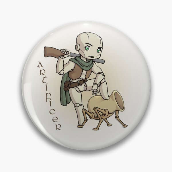 Item preview, Warforged Artificer Pin designed and sold by Ringo-Ichigo.