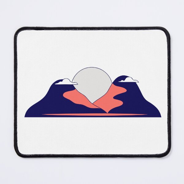 Item preview, Retro Sunset Mountain View - Calm Vibes designed and sold by Inklyst.
