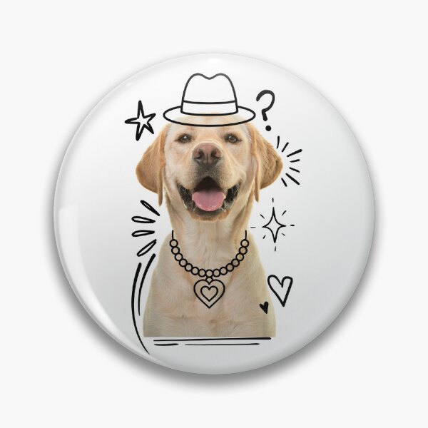 Item preview, Cute Labrador Portrait designed and sold by funwithstickers.