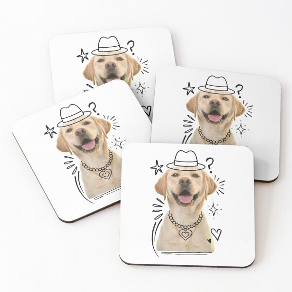 Item preview, Cute Labrador Portrait designed and sold by funwithstickers.