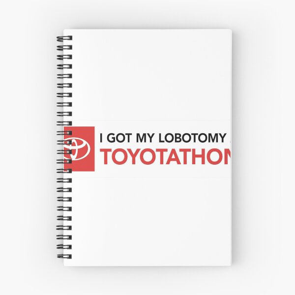 Item preview, I Got My Lobotomy at TOYOTATHON Sticker <3 designed and sold by lolalacavaaa.