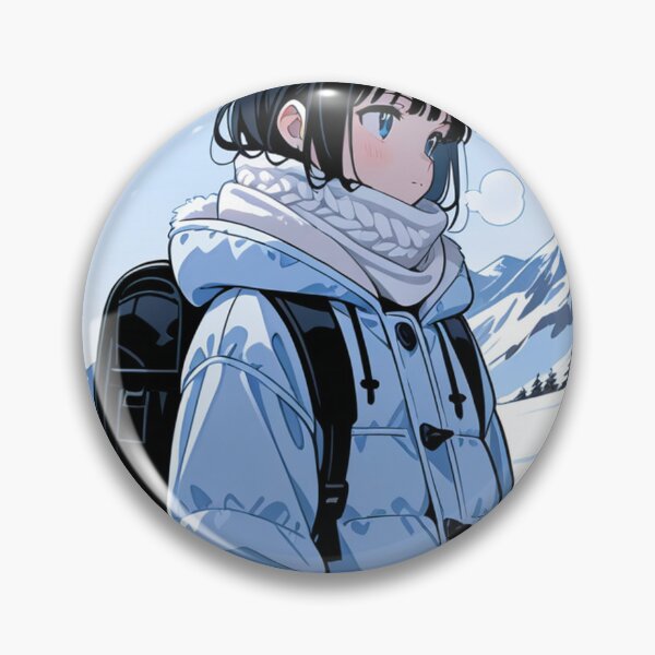 Item preview, Fashion - Man in Blue Parka Jacket Face Scarf Streetwear Anime Variant 4 designed and sold by AnimeShin.