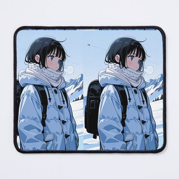 Item preview, Fashion - Man in Blue Parka Jacket Face Scarf Streetwear Anime Variant 4 designed and sold by AnimeShin.