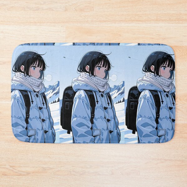Item preview, Fashion - Man in Blue Parka Jacket Face Scarf Streetwear Anime Variant 4 designed and sold by AnimeShin.