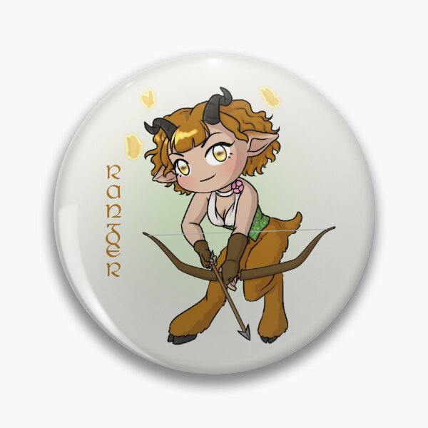 Item preview, Satyr Ranger Pin designed and sold by Ringo-Ichigo.