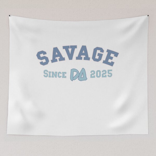 Item preview, Vintage Varsity Savage Since 2025 Typography Retro Streetwear Graphic designed and sold by DesignArtist.ia.
