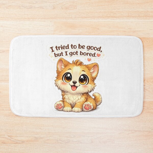 Item preview, I Tried to be Good But I got Bored Design Sticker ! "I Tried to Be Good But I Got Bored" Funny Sarcastic Vinyl Sticker – Laptop Sticker, Water Bottle Decal, Introvert Gift, Sassy Quote Sticker designed and sold by Ulikedigital14.