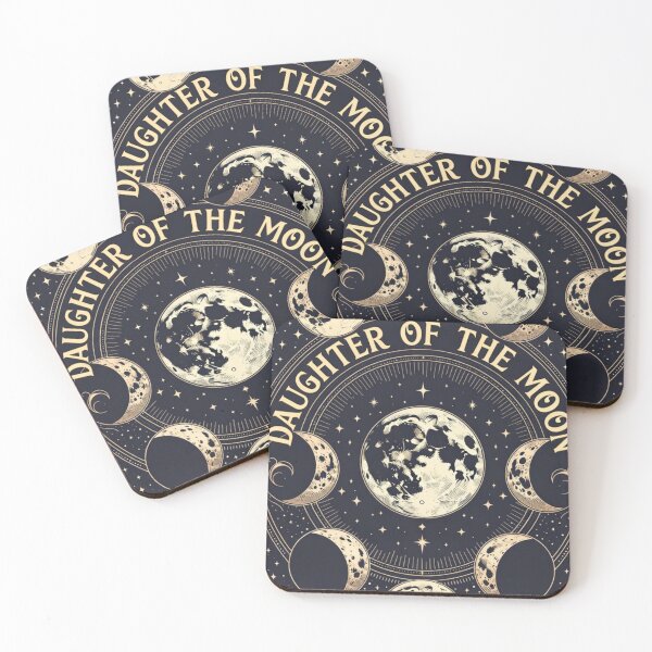 Item preview, Daughter of the Moon Phases Design | Celestial Lunar Goddess Art designed and sold by GalleryPeak.