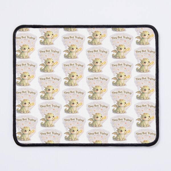 Item preview, Tiny Dragon – Tiny But Trying | Cute Motivational Dragon designed and sold by Clothes With Smiling Animals Walt Gral.