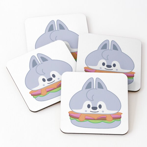 Item preview, SKZOO Wolf Chan hamburger - SKZOO EVERYWHERE ALL AROUND THE WORLD in North America designed and sold by 0627june.