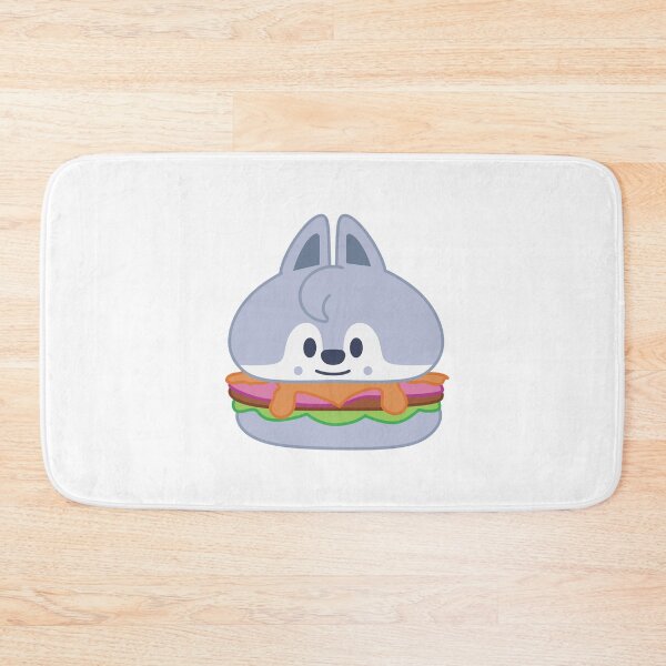 Item preview, SKZOO Wolf Chan hamburger - SKZOO EVERYWHERE ALL AROUND THE WORLD in North America designed and sold by 0627june.