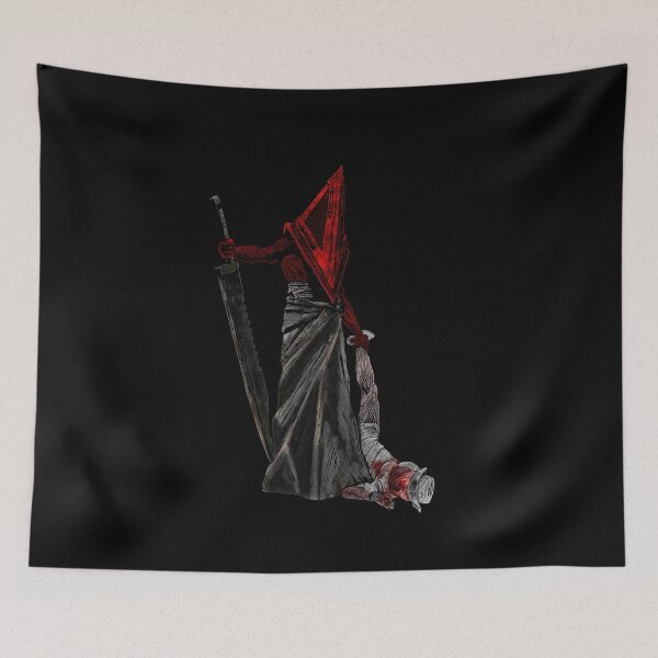 Item preview, Pyramid Head Dragging Nurse - Silent Hill Horror Art designed and sold by trentnin.