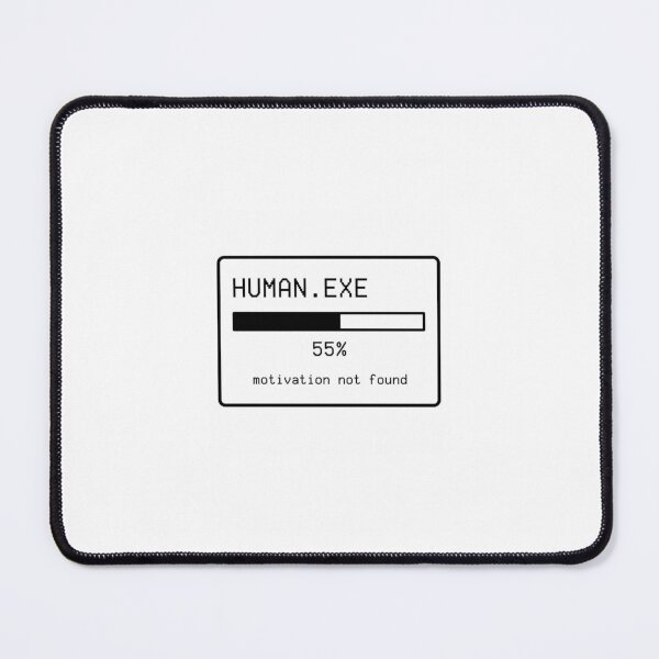 Item preview, Human Loading Please Wait Funny Sticker – Programmer Humor Motivation Not Found Laptop Sticker Geek Gift designed and sold by MinimalMood Studio.