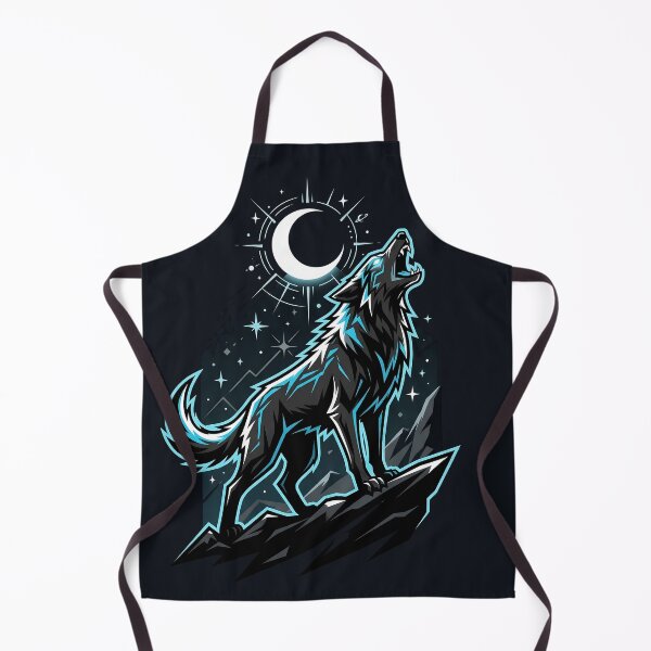 Item preview, Wolf Howling at the Moon, Wild Spirit designed and sold by QuirkySpark.