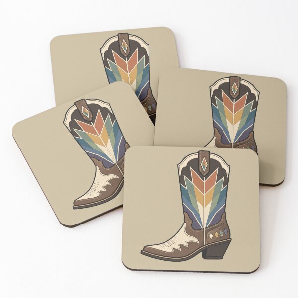 Item preview, Rainbow Western Cowboy Boot Retro Pride Sticker designed and sold by SimplyJasper.