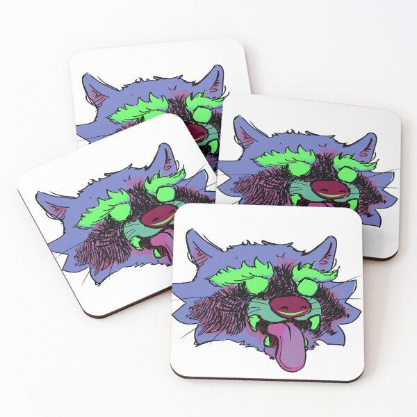 Item preview, Feral raccoon radioactive  designed and sold by dusty raccoon.