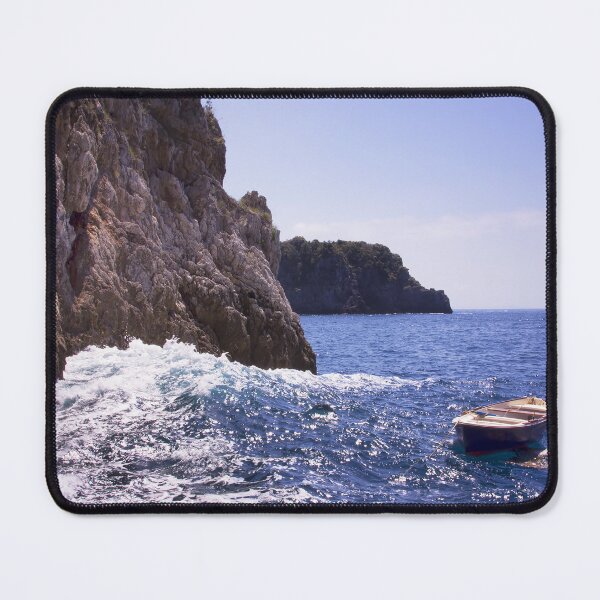Item preview, Lone Boat Near the Emerald Grotto, Amalfi Coast Italy designed and sold by daphsam.