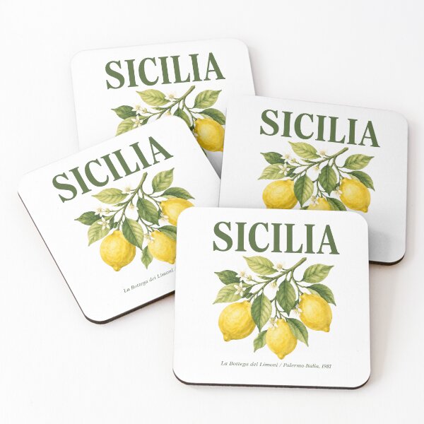 Item preview, Sicilia Lemon Botanical Italian Summer Vintage Graphic designed and sold by Backsay.