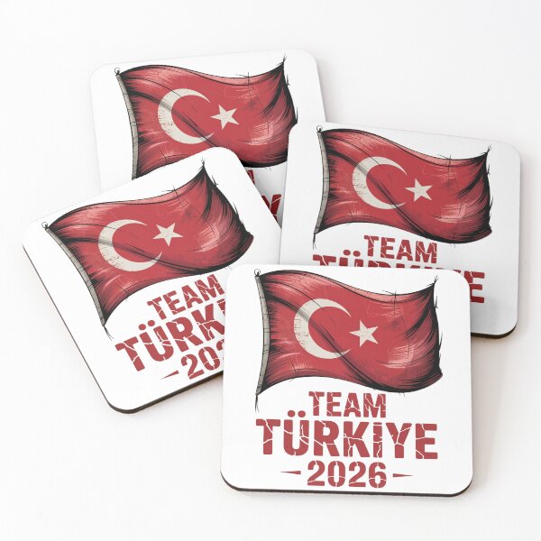 Item preview, Team Türkiye 2026 Fan Flag T-Shirt V1 designed and sold by DBWStudios.