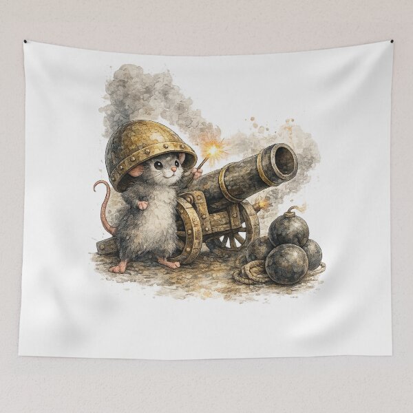 Item preview, Funny Little Mouse Cannon designed and sold by OnePercent992.