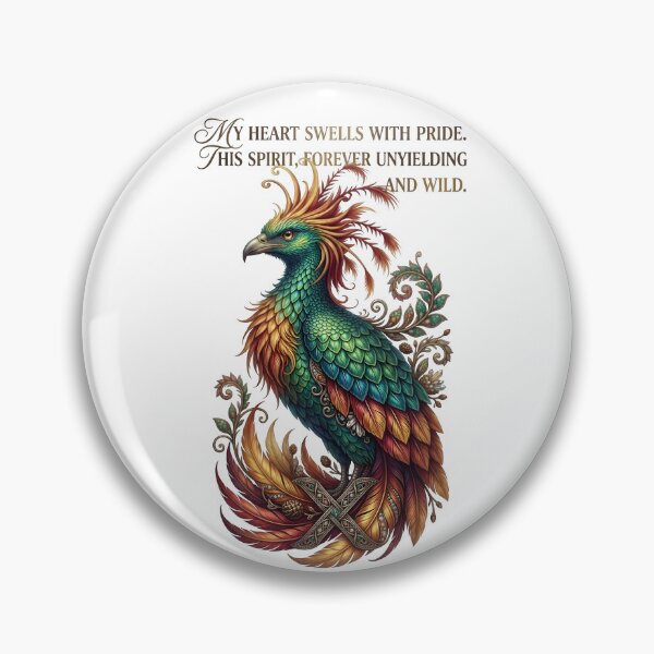 Item preview, My Heart Swells With Pride Wild Phoenix designed and sold by Sovereign Supply Co..