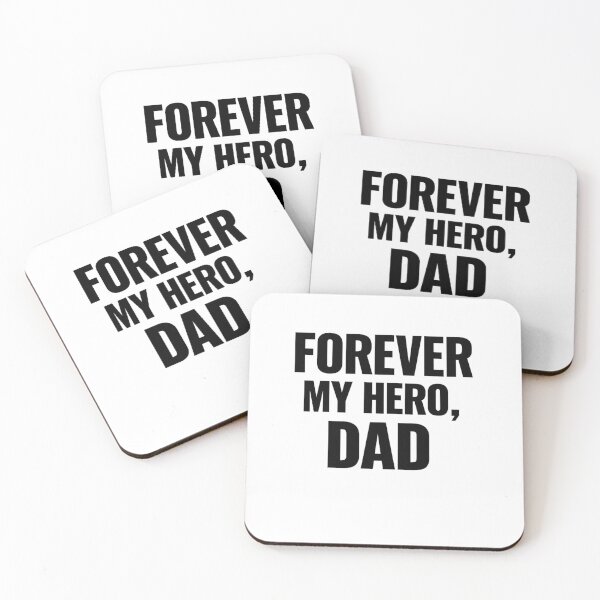 Item preview, Forever my hero dad designed and sold by Printopia2.