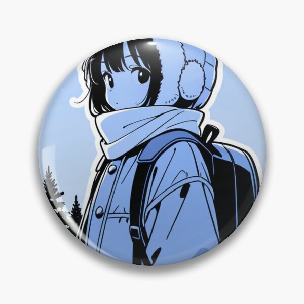 Item preview, Fashion - Man in Blue Parka Jacket Face Scarf Streetwear Anime designed and sold by AnimeShin.