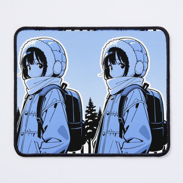 Item preview, Fashion - Man in Blue Parka Jacket Face Scarf Streetwear Anime designed and sold by AnimeShin.