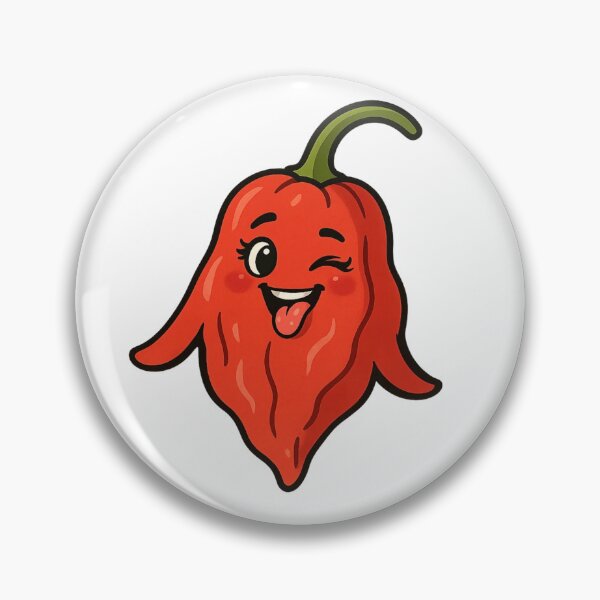 Item preview, Winking Ghost Pepper designed and sold by Arts from the Hart.