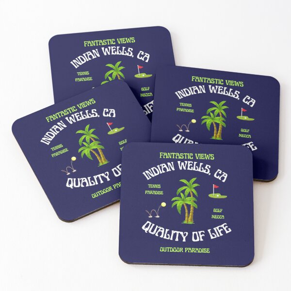 Item preview, Indian Wells, CA Quality of Life, Tennis Paradise, Golf Mecca, Gift for a Tennis or Golf Fan designed and sold by ShrimpAndGrits.