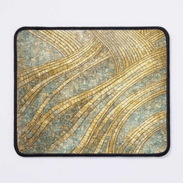 Item preview, Gold Mosaic Abstract Wave designed and sold by OnePercent992.