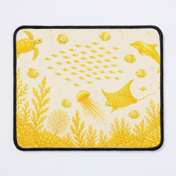 Item preview, Ocean Life Marine Animal Collection | Sea Turtle Dolphin Stingray Aquarium Illustration designed and sold by Hookesmode.