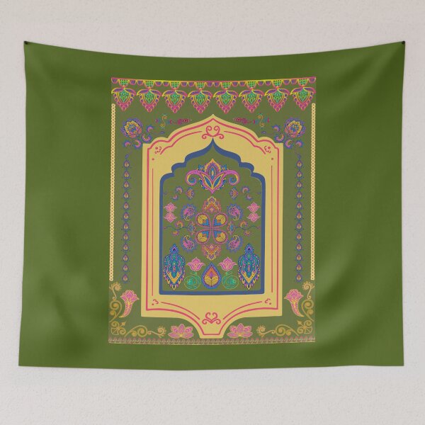 Item preview, Vintage Indian Architectural Arch Traditional Lotus Flower Heritage designed and sold by Rehnair.
