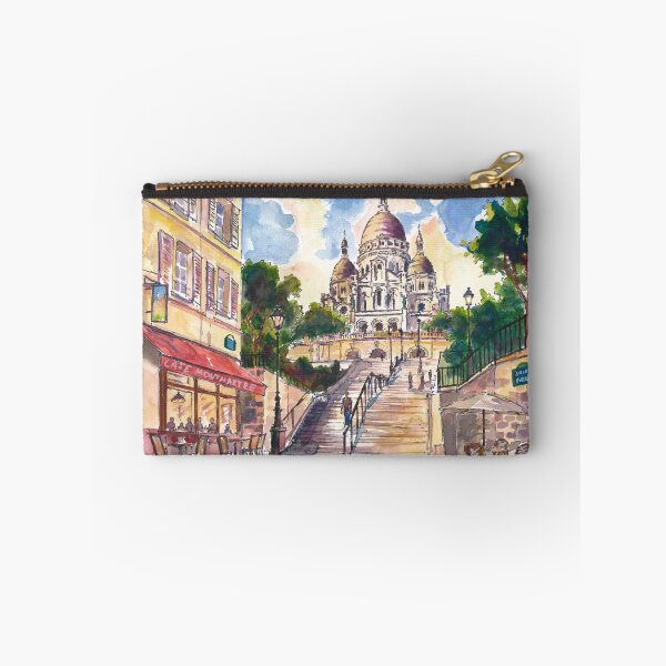 Item preview, Montmartre Paris – Café and Stairway designed and sold by artshop77.