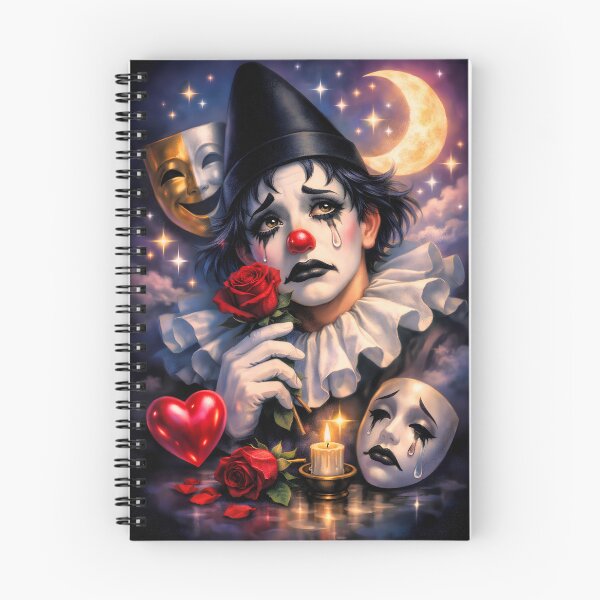 Item preview, Weeping Pierrot - 90s Nostalgia designed and sold by PicParadiz.