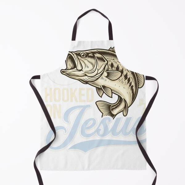 Item preview, Hooked On Jesus Bass Fishing Christian Faith designed and sold by JMDesignHub.