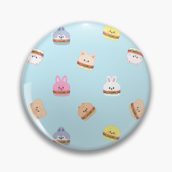 Item preview, Stray Kids hamburger pattern - SKZOO EVERYWHERE ALL AROUND THE WORLD in North America designed and sold by 0627june.