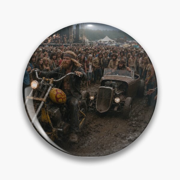 Item preview, Woodstock Riders Mud Music & Freedom 1969 designed and sold by VERYOLDROAD BY AXTON BROWNING .