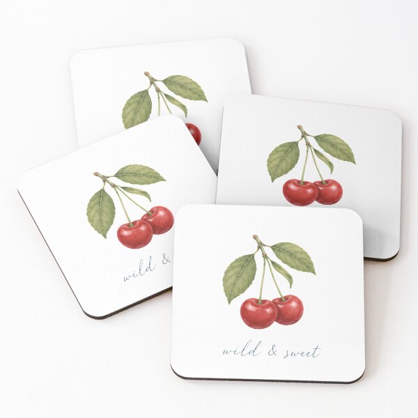 Item preview, Wild and Sweet Cherry Botanical Vintage Fruit Illustration designed and sold by Backsay.